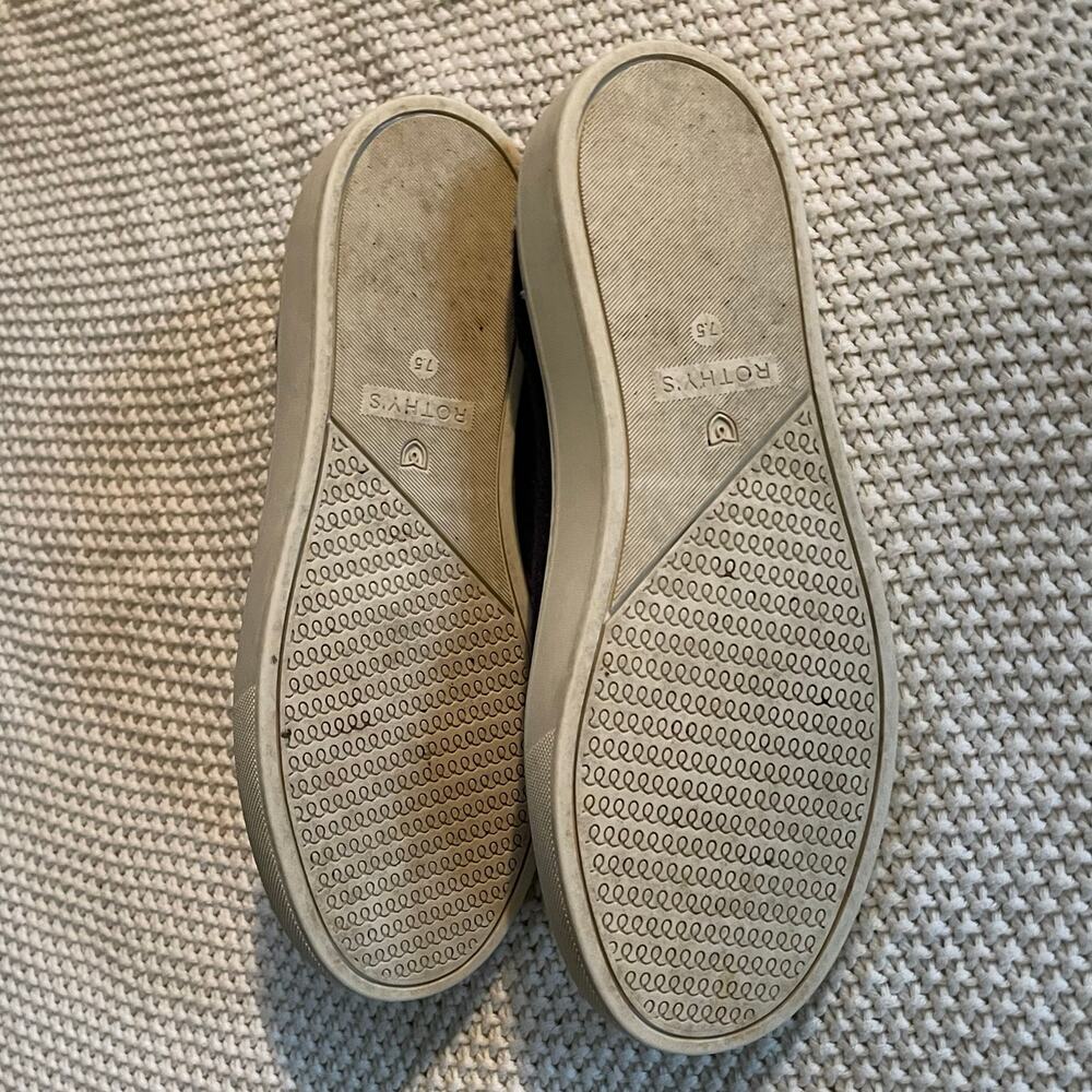 Rothy's "The Sneaker" in Navy Herringbone‎ Merino Size 7.5 - Picture 3 of 7